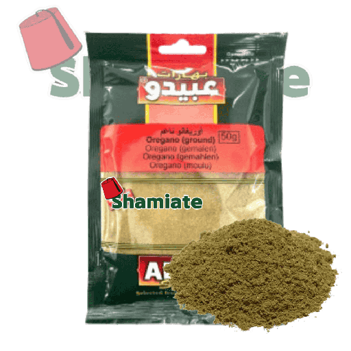 [001642 Ground Oregano (Abido, 50 gm, 10 Pieces) Origan Moulu (Abido, 50 gm, 10 Pièces) Origan Moulu (Abido, 50 gm, 10 Pieces)أوريغانو مطحون (عبيدو، 50 جم، 10 قطع) ] Origan Moulu (Abido, 50 gm, 10 Pièces)