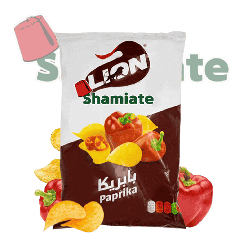 [001688 Chips (Lion, Paprika, 90 gm, 15 Pieces) Chips (Lion, Paprika, 90 gm, 15 Pièces) Chips (Lion, Paprika, 90 gm, 15 Pieces)شيبس (ليون, بابريكا, 90 غرام, 15 وحدة) ] Chips (Lion, Paprika, 90 gm, 15 Pieces)