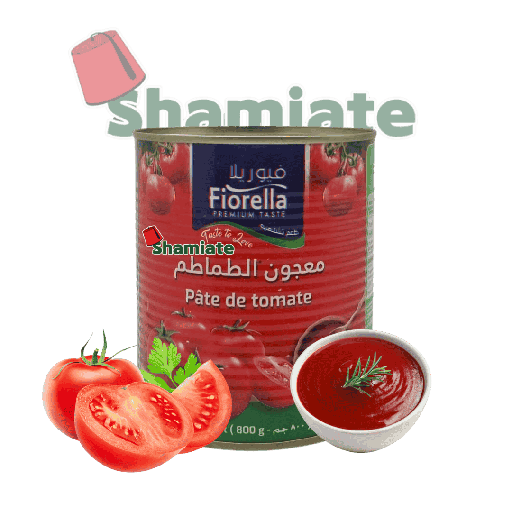 [001709 Tomato Concentrate (Fiorella, 800 gm, 12 Pieces) Concentré De Tomate (Fiorella, 800 gm, 12 Pièces) Concentre De Tomate (Fiorella, 800 gm, 12 Pieces)مركز الطماطم (فيوريلا، 800 جم، 12 قطعة) ] Concentré De Tomate (Fiorella, 800 gm, 12 Pièces)