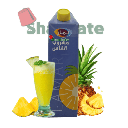 [001716 Drink (Lamar, Pineapple, 1L, 12 Pieces) Boisson (Lamar, Ananas ,1L , 12 Pièces) Boisson (Lamar, Ananas ,1L , 12 Pieces)مشروب (لمار، أناناس، 1 لتر، 12 قطعة) ] مشروب (لمار، أناناس، 1 لتر، 12 قطعة)