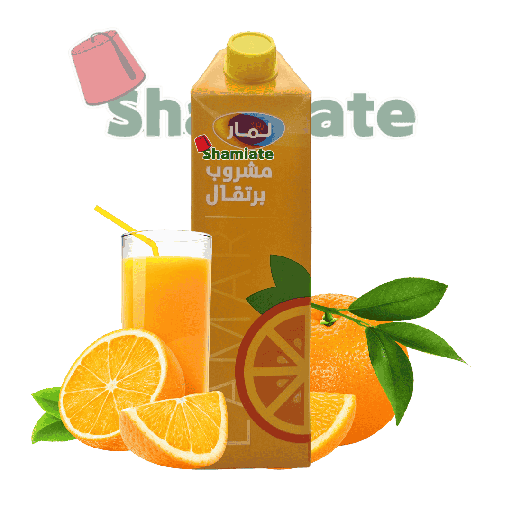 [001717 Drink (Lamar, Orange, 1L, 12 Pieces) Boisson (Lamar, Orange ,1L , 12 Pièces) Boisson (Lamar, Orange ,1L , 12 Pieces)مشروب (لمار، برتقال، 1 لتر، 12 قطعة) ] Drink (Lamar, Orange, 1L, 12 Pieces)