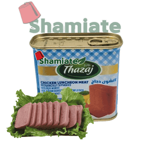 [001743 Luncheon Chicken Meat (Thazaj, 340 gm, 24 Pieces) Luncheon Viande De Poulet (Thazaj, 340 gm, 24 Pièces) Luncheon Viande De Poulet (Thazaj, 340 gm, 24 Pieces)لانشون دجاج (طازج، 340 غرام، 24 قطعة) ] Luncheon Viande De Poulet (Thazaj, 340 gm, 24 Pièces)