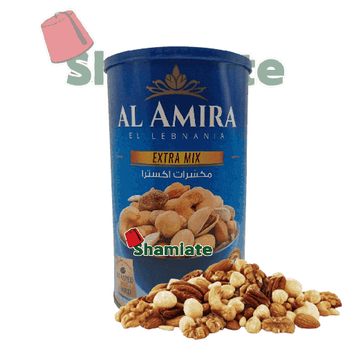 [001754 Dried Fruit Mix (Al Amira El Lebnania, Extra Mix Blue Box, 450 gm, 12 Pieces) Mélange de Fruits Secs (Al Amira El Lebnania, Extra Mix Boîte Bleue, 450 gm, 12 Pièces) Melange de Fruits Secs (Al Amira El Lebnania, Extra Mix Boite Bleue, 450 gm, 12 Pieces)مزيج فواكه مجففة (الأميرة اللبنانية، إكسترا ميكس علبة زرقاء، 450 غرام، 12 قطعة) ] Mélange de Fruits Secs (Al Amira El Lebnania, Extra Mix Boîte Bleue, 450 gm, 12 Pièces)