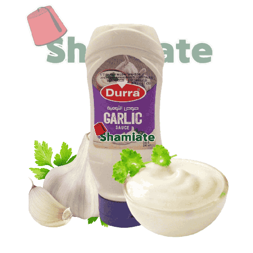 [001773 Garlic Sauce (Durra, 380 gm, 12 Pieces) Sauce à l'Ail (Durra, 380 gm, 12 Pièces) Sauce a l'Ail (Durra, 380 gm, 12 Pieces)صوص الثومية (درة، 380 غرام، 12 قطعة) ] Sauce à l'Ail (Durra, 380 gm, 12 Pièces)