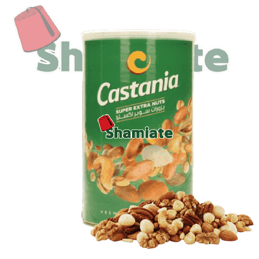 [2747 Mix Nuts (Castania, Super Extra Green Box, 450 gm, 12 Pieces) Mélange de Fruits Secs (Castania, Super Extra Boîte Verte, 450 gm, 12 Pièces) Melange de Fruits Secs (Castania, Super Extra Boite Verte, 450 gm, 12 Pieces)مكسرات مشكلة (كاستانيا, علبه خضراء سوبر إكسترا, 450 غرام, 12 وحدة) ] Mélange de Fruits Secs (Castania, Super Extra Boîte Verte, 450 gm, 12 Pièces)