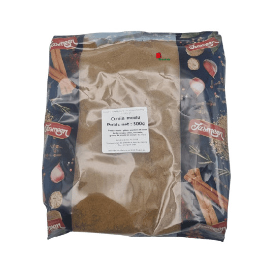 [001809 Ground Cumin (Jasmeen 500 gm, 1 Piece) Cumin Moulu (Jasmeen, 500 gm, 1 Pièce) Cumin Moulu (Jasmeen, 500 gm, 1 Piece)(كمون مطحون ( ياسمين, 500غرام, 1 وحدة  ] (كمون مطحون ( ياسمين, 500غرام, 1 وحدة 