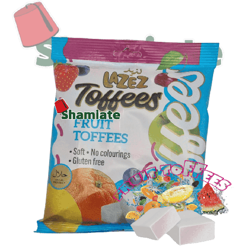 [001843 Toffees (Lazez, Fruit, 175 gm x 20 Pieces) Toffees (Lazez, Fruit, 175 gm x 20 Pièces) Toffees (Lazez, Fruit, 175 gm x 20 Pieces)حلوى توفي (لذيذ، فاكهة، 175 غرام × 20 قطعة) ] Toffees (Lazez, Fruit, 175 gm x 20 Pièces)