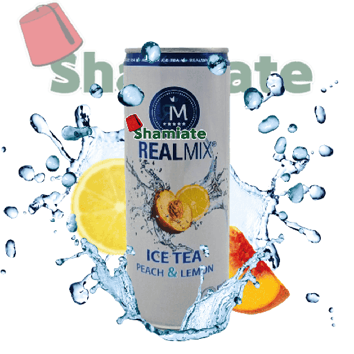[001848 Iced Tea Drink, Peach & Lemon (RealMix, 250 ml, 24 Pieces) Boisson Ice Tea, Pêche & Citron (RealMix, 250 Ml, 24 Pièces) Boisson Ice Tea, Peche & Citron (RealMix, 250 Ml, 24 Pieces)مشروب شاي مثلج بنكهة الخوخ والليمون (ريل ميكس، 250 مل، 24 وحدة) ] مشروب شاي مثلج بنكهة الخوخ والليمون (ريل ميكس، 250 مل، 24 وحدة)