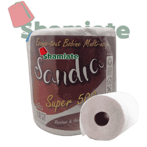 [001856 Paper Towel Roll (Sandra, Multi-Purpose, 6 Pieces) Essuie-tout Bobine ( Sandra, Multi-usage, 6 Pièces) Essuie-tout Bobine ( Sandra, Multi-usage, 6 Pieces)لفة مناديل ورقية (ساندرا، متعددة الأغراض، 6 قطع) ] Essuie-tout Bobine ( Sandra, Multi-usage, 6 Pièces)