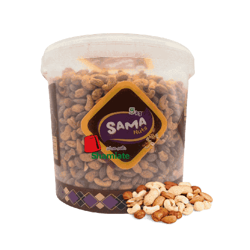 [001888 Roasted Dried Fruit Mix (Sama, Smoked Flavor, 5 Kg, 1 Piece) Mélange de Fruits Secs Grillés (Sama, Goût Fumé, 5Kg,1 Pièce) Melange de Fruits Secs Grilles (Sama, Gout Fume, 5Kg,1 Piece)( مكسرات مشكلة محمصة / مدخن (سما، 5 كلغ, 1 وحدة ] Roasted Dried Fruit Mix (Sama, Smoked Flavor, 5 Kg, 1 Piece)