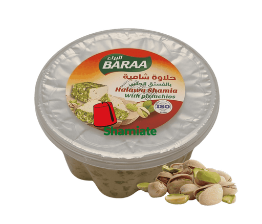 [001898 Halawa (Al Baraa, Pistachio, 400 gm, 12 Pieces) Halawa (Al Baraa, Pistache , 400 gm, 12 Pièces) Halawa (Al Baraa, Pistache , 400 gm, 12 Pieces)حلاوة (البراء بالفستق 400 جم 12 قطعة) ] Halawa (Al Baraa, Pistachio, 400 gm, 12 Pieces)
