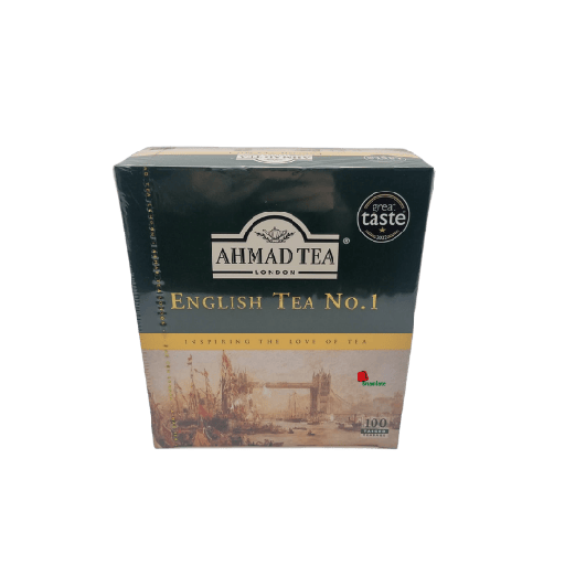 [001970 English Black Tea No. 1 (Ahmad Tea, in Bags, 100 x 2gm x 12 Pieces) Thé Noir Anglais N°1 (Ahmad Thé,  en Sachets, 100 x 2gm x12 Pièces) The Noir Anglais Ndeg1 (Ahmad The,  en Sachets, 100 x 2gm x12 Pieces)شاي أسود إنجليزي رقم 1 (شاي أحمد، في أكياس، 100 × 2 جم × 12 كيسً) ] شاي أسود إنجليزي رقم 1 (شاي أحمد، في أكياس، 100 × 2 جم × 12 كيسً)
