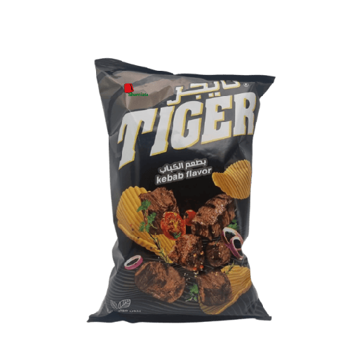 [001977 Chips (Tiger, Kebab, 90g, 12 Pieces) Chips (Tiger, Kebab, 90 gm, 12 Pièces) Chips (Tiger, Kebab, 90 gm, 12 Pieces)شيبس (تايجر, كباب, 90 غرام, 12 وحدة) ] شيبس (تايجر, كباب, 90 غرام, 12 وحدة)