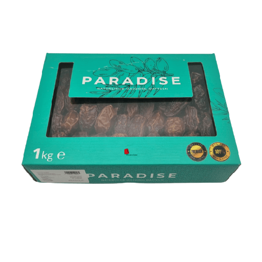 [001979 Egyptian Dates (Paradise, Majhool Medium Delight, 1 kg, 12 pieces) Dattes Egyptiennes (Paradise, Majhool Medium Delight, 1 Kg, 12 Pièces) Dattes Egyptiennes (Paradise, Majhool Medium Delight, 1 Kg, 12 Pieces)تمر مصري (بارادايس، مجهول متوسط، 1 كجم، 12 قطعة) ] Egyptian Dates (Paradise, Majhool Medium Delight, 1 kg, 12 pieces)