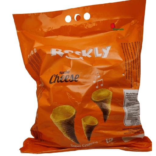 [002016 Chips (Rockly, Cheese, 15g, 6 Pieces) Chips (Rockly , Fromage, 15 gm, 6 Pièces) Chips (Rockly , Fromage, 15 gm, 6 Pieces) (روكلي، بالجبنة، 15 غرام، 6 قطع) شيبس ]  (روكلي، بالجبنة، 15 غرام، 6 قطع) شيبس