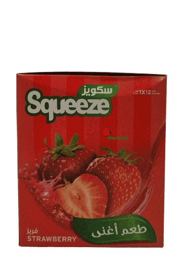 [002088 Instant Strawberry Juice Powder (Squeeze, 12 x 1L, 12 Pieces) Jus de Fraise en Poudre Instantanée (Squeeze, 12 X 1 l, 12 Pièces) Jus de Fraise en Poudre Instantanee (Squeeze, 12 X 1 l, 12 Pieces)مسحوق عصير الفراولة الفوري (سكويز، 12 × 1 لتر، 12 قطعة) ] مسحوق عصير الفراولة الفوري (سكويز، 12 × 1 لتر، 12 قطعة)