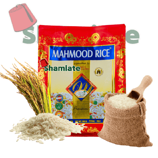 [721 Basmati Rice (Mahmood Rice, Long grain, 900 gm, 20 Pieces) Riz Basmati (Mahmood Rice, Grain Long, 900 gm, 20 Pièces) Riz Basmati (Mahmood Rice, Grain Long, 900 gm, 20 Pieces)أرز بسمتي (أرز محمود, طويل الحبة, 900 غرام, 20 وحدة) ] Basmati Rice (Mahmood Rice, Long grain, 900 gm, 20 Pieces)