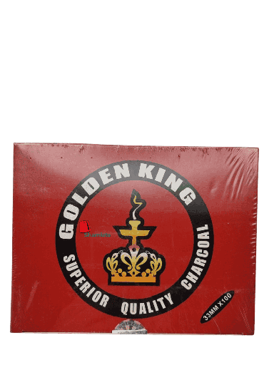 [002102 Shisha Charcoal (Golden King, 33 mm, 24 Pieces) Charbon Shisha (Golden King, 33 mm, 24 Pièces) Charbon Shisha (Golden King, 33 mm, 24 Pieces)فحم الشيشة (كولدن كينغ، 33 مم، 24 قطعة) ] Shisha Charcoal (Golden King, 33 mm, 24 Pieces)