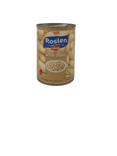[002137 Canned White Beans (Roslen, 400 gm, 24 Pieces) Haricots Blancs en Concerve (Roslen, 400 gm, 24 Pièces) Haricots Blancs en Concerve (Roslen, 400 gm, 24 Pieces)فاصوليا بيضاء معلبة (روسلين, 400 غرام, 24 وحدة) ] Canned White Beans (Roslen, 400 gm, 24 Pieces)