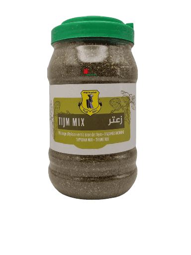 [002171 Thyme (Zaatar) Mix (Blue Mill, Green, 1000 gm, 4 Pieces) Thym (Zaatar) Mix (Blue Mill, Vert, 1000 gm, 4 Pièces) Thym (Zaatar) Mix (Blue Mill, Vert, 1000 gm, 4 Pieces)مزيج الزعتر (بلو ميل، أخضر، 1000 غرام، 4 قطع) ] Thym (Zaatar) Mix (Blue Mill, Vert, 1000 gm, 4 Pièces)