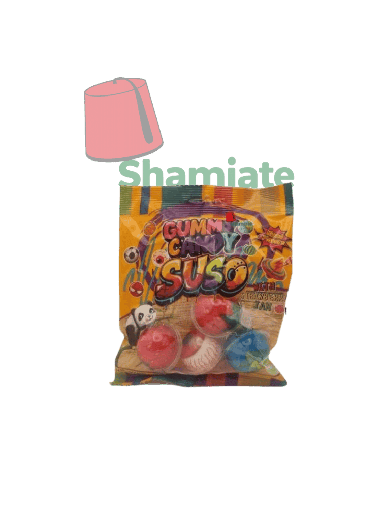 [002180 Gummy Candy, Orange (Suso Gummy Candy, 18gm x 4 x 80 Pieces) BONBONS GÉLIFIÉS, Orange (Gummy Candy Suso, 18gm x 4 x 80 Pièces) BONBONS GELIFIES, Orange (Gummy Candy Suso, 18gm x 4 x 80 Pieces)حلوى جيلاتينية، برتقالية (سوسو، 18 جم × 4 × 80 قطعة) ] حلوى جيلاتينية، برتقالية (سوسو، 18 جم × 4 × 80 قطعة)