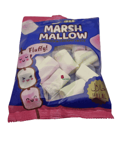 [002196 Purple Marshmallow (Al Fakhr 65g x 28 Pieces) Guimauve (Marshmallow) Violet (Al Fakhr 65g x 28 Pièces) Guimauve (Marshmallow) Violet (Al Fakhr 65g x 28 Pieces)حلوى المارشميلو الأرجوانية (الفاخر 65 غرام × 28 قطعة) ] حلوى المارشميلو الأرجوانية (الفاخر 65 غرام × 28 قطعة)