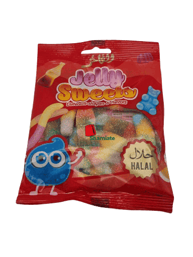 [002212 Red Gummy Candies (Alfakhr, Sour Multicolored Bottle, 80g x 30 Pieces) Bonbons Gélifiés Rouge (Alfakhr, Bouteille Multicolore Acide , 80 gm x 30 Pièces) Bonbons Gelifies Rouge (Alfakhr, Bouteille Multicolore Acide , 80 gm x 30 Pieces)حلوى جيلاتينية حمراء (الفاخر، زجاجة متعددة الألوان حامضة، 80 غرام × 30 قطعة) ] Bonbons Gélifiés Rouge (Alfakhr, Bouteille Multicolore Acide , 80 gm x 30 Pièces)