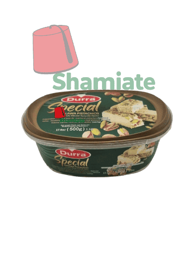 [002232 Halawa (Durra, Special Pistachio, 500 gm, 12 Pieces) Halawa (Durra, Pistache Spécial, 500 gm, 12 Pièces) Halawa (Durra, Pistache Special, 500 gm, 12 Pieces)حلاوة (درة، فستق خاص، 500 غرام، 12 قطعة) ] Halawa (Durra, Pistache Spécial, 500 gm, 12 Pièces)