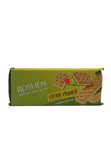 [002270 Extra Crunch Waffles,Sandwich, 2067 (Roshen Wafers, Lemon, 142g, 15 Pieces) Gaufres Extra Croustillantes, Sandwich, 2067 (Roshen Wafers, Citron, 142 gm, 15 Pièces) Gaufres Extra Croustillantes, Sandwich, 2067 (Roshen Wafers, Citron, 142 gm, 15 Pieces) ويفر اكسترا مقرمش، سندويتش، 2067(رقائق روشن،ليمون، 142 غرام، 15 قطعة) ] Extra Crunch Waffles,Sandwich, 2067 (Roshen Wafers, Lemon, 142g, 15 Pieces)