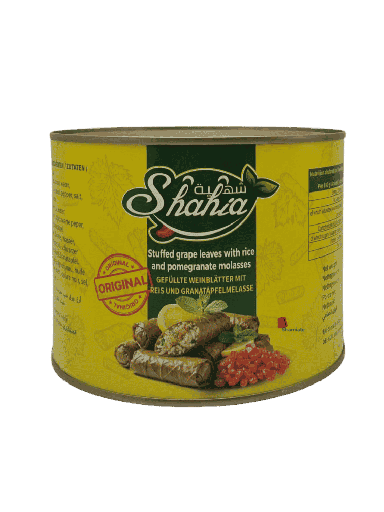 [002280 Stuffed Vine Leaves with Rice (Yalanji) (Shahia, with Grenadine Molasses, 1.9 kg, 6 pieces) Feuilles De Vigne Farcie au Riz (Yalanji) (Shahia, Au Mélasse de Grenadine,1.9 Kg, 6 Pièces) Feuilles De Vigne Farcie au Riz (Yalanji) (Shahia, Au Melasse de Grenadine,1.9 Kg, 6 Pieces)ورق عنب محشي بالأرز (يالانجي) (شهية، مع دبس الرمان، 1.9 كجم، 6 قطع) يالنجي  ] ورق عنب محشي بالأرز (يالانجي) (شهية، مع دبس الرمان، 1.9 كجم، 6 قطع) يالنجي 