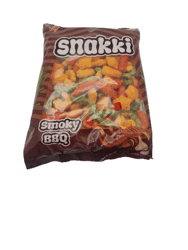 [002308 Chips (Snakki, Smoked Barbecue, 100g, 10 Pieces) Chips ( Snakki, Barbecue Fumé, 100 gm, 10 Pièces) Chips ( Snakki, Barbecue Fume, 100 gm, 10 Pieces)شيبس (سناكي، بنكهة الشواء المدخن، 100 غرام، 10 قطع) ] Chips (Snakki, Smoked Barbecue, 100g, 10 Pieces)