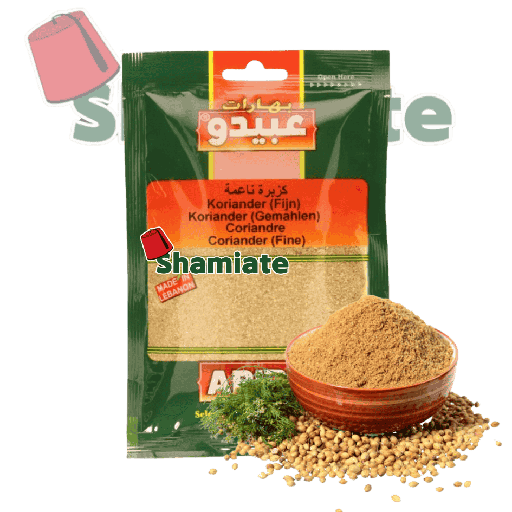 [2908 Ground Coriander (Abido, 50 gm, 10 Pieces) Coriandre Moulue (Abido, 50 gm, 10 Pièces) Coriandre Moulue (Abido, 50 gm, 10 Pieces)كزبرة ناعمة (عبيدو, بلا, 50 غرام, 10 وحدات) ] Coriandre Moulue (Abido, 50 gm, 10 Pièces)