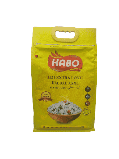 [002311 Basmati Rice (Habo, Long Grain, 4.5 kg, 4 pieces) Riz Basmati (Habo, Grain Long, 4.5 Kg, 4 Pièces) Riz Basmati (Habo, Grain Long, 4.5 Kg, 4 Pieces)أرز بسمتي (هابو، حبة طويلة، 4.5 كجم، 4 قطع) ] Riz Basmati (Habo, Grain Long, 4.5 Kg, 4 Pièces)