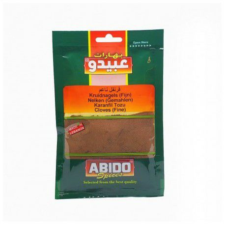 [2909 Ground Clove (Abido, 50 gm, 10 Pieces) Clou de Girofle Moulu (Abido, 50 gm, 10 Pièces) Clou de Girofle Moulu (Abido, 50 gm, 10 Pieces)قرنفل ناعم (عبيدو, بلا, 50 غرام, 10 وحدات) ] Clou de Girofle Moulu (Abido, 50 gm, 10 Pièces)