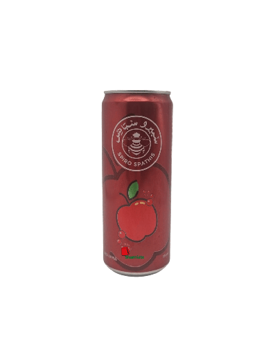 [002324 Canned Drink, Apple (Spiro Spathis, 330 ml, 24 Units) Boisson en Cannette, Pomme (Spiro Spathis, 330 ml, 24 Pièces) Boisson en Cannette, Pomme (Spiro Spathis, 330 ml, 24 Pieces)مشروب معلب، تفاح (سبيرو سباثيس، 330 مل، 24 قطعة) ] مشروب معلب، تفاح (سبيرو سباثيس، 330 مل، 24 قطعة)