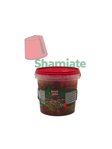 [002401 Pickled Mixed Vegetables  ( Hot Sauce, 1250 gm, 6 Pieces) Légumes Mixtes Marinés (Mester, Sauce Piquante, 1250 gm, 6 Pièces) Legumes Mixtes Marines (Mester, Sauce Piquante, 1250 gm, 6 Pieces)مخلل (كبيس) خضروات مشكلة ( بالصلصة الحارة, 1250 غرام, 6 وحدات) ] مخلل (كبيس) خضروات مشكلة ( بالصلصة الحارة, 1250 غرام, 6 وحدات)