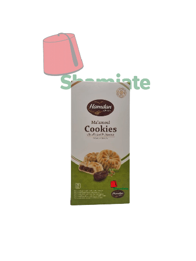 [002405 Date & Cardamom Maamoul (Hamdan, 20 x 20g, 12 Pieces) Maamoul aux Dattes & Cardamome (Hamdan, 20 x 20 gm, 12 Pièces) Maamoul aux Dattes & Cardamome (Hamdan, 20 x 20 gm, 12 Pieces)معمول بالتمر والهيل (حمدان، 20 × 20 جم، 12 قطعة) ] Date & Cardamom Maamoul (Hamdan, 20 x 20g, 12 Pieces)