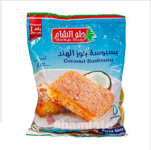 [2999 Basboussa (Holw El Sham, Coconut, 380 gm, 24 Pieces) Basboussa (Holw El Sham, Noix de Coco, 380 gm, 24 Pièces) Basboussa (Holw El Sham, Noix de Coco, 380 gm, 24 Pieces)بسبوسة (حلو الشام, جوز الهند, 380 غرام, 24 وحدة) ] Basboussa (Holw El Sham, Noix de Coco, 380 gm, 24 Pièces)