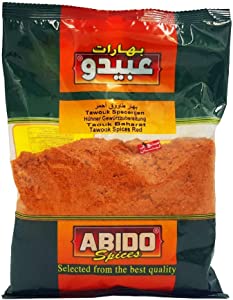 [3096 Red Tawuk Spices (Abido, 500 gm, 1 Piece) Épices Tawouk Rouge (Abido, 500 gm, 1 Pièce) Epices Tawouk Rouge (Abido, 500 gm, 1 Piece)بهارات طاووق حمراء (عبيدو, بلا, 500 غرام, 1 وحدة) ] Épices Tawouk Rouge (Abido, 500 gm, 1 Pièce)