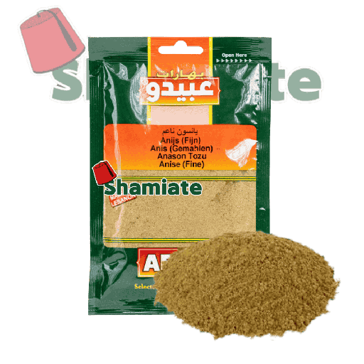 [3121 Ground Anise (Abido, 50 gm, 10 Pieces) Anis Moulu (Abido, 50 gm, 10 Pièces) Anis Moulu (Abido, 50 gm, 10 Pieces)يانسون مطحون (عبيدو, بلا, 50 غرام, 10 وحدات) ] Ground Anise (Abido, 50 gm, 10 Pieces)