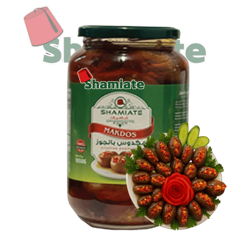 [3138 Makdous (Shamiate, 1 050 gm, 12 Pieces) MaKdous (Shamiate, 1 050 gm, 12 Pièces) MaKdous (Shamiate, 1 050 gm, 12 Pieces)مكدوس (شاميات, بلا, 1050 غرام, 12 وحدة) ] MaKdous (Shamiate, 1 050 gm, 12 Pièces)