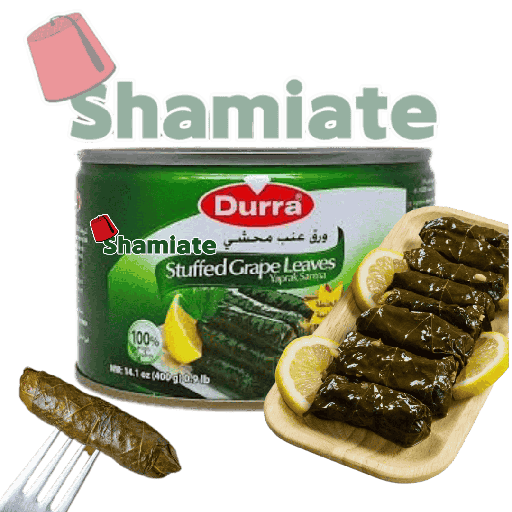 [4980 Grape Leaves Stuffed with Rice (Yalanji) (Durra, 400 gm, 24 Pieces) Feuilles De Vigne Farcie au Riz (Yalanji) (Durra, 400 gm, 24 Pièces) Feuilles De Vigne Farcie au Riz (Yalanji) (Durra, 400 gm, 24 Pieces)يالنجي (الدرة, بلا, 400 غرام, 24 وحدة) ] يالنجي (الدرة, بلا, 400 غرام, 24 وحدة)