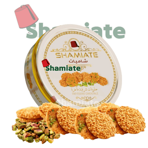 [4997 Oriental Pastry (Shamiate, Baraziq, 500 gm, 12 Pieces) Pâtisserie Orientale (Shamiate, Barazik, 500 gm, 12 Pièces) Patisserie Orientale (Shamiate, Barazik, 500 gm, 12 Pieces) حلويات سوري فاخرة (شاميات, برازق, 500 غرام, 12 وحدة) ] Pâtisserie Orientale (Shamiate, Barazik, 500 gm, 12 Pièces)
