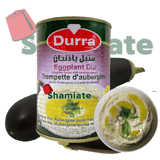 [5077 Eggplant Caviar (Durra, 370 gm, 24 Pieces) Caviar D’aubergine (Baba Ghanouj) (Durra, 370 gm, 24 Pièces) Caviar D'aubergine (Baba Ghanouj) (Durra, 370 gm, 24 Pieces)بابا غنوج (الدرة, بلا, 370 غرام, 24 وحدة) ] Caviar D’aubergine (Baba Ghanouj) (Durra, 370 gm, 24 Pièces)