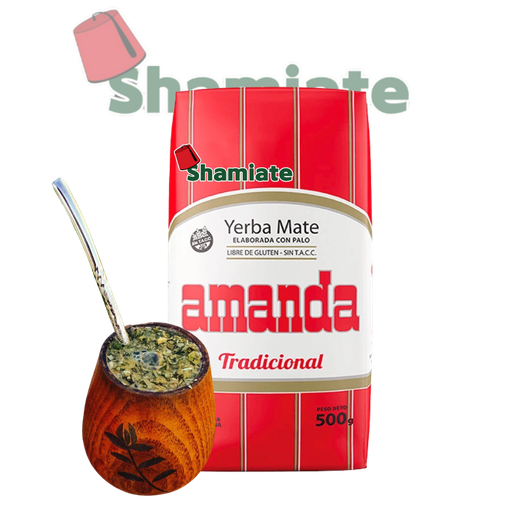[5078 Yerba Mate (Amanda, 500 gm, 10 Pieces) Yerba Maté (Amanda, 500 gm, 10 Pièces) Yerba Mate (Amanda, 500 gm, 10 Pieces)متة (أماندا, بلا, 500 غرام, 10 وحدات) ] Yerba Maté (Amanda, 500 gm, 10 Pièces)