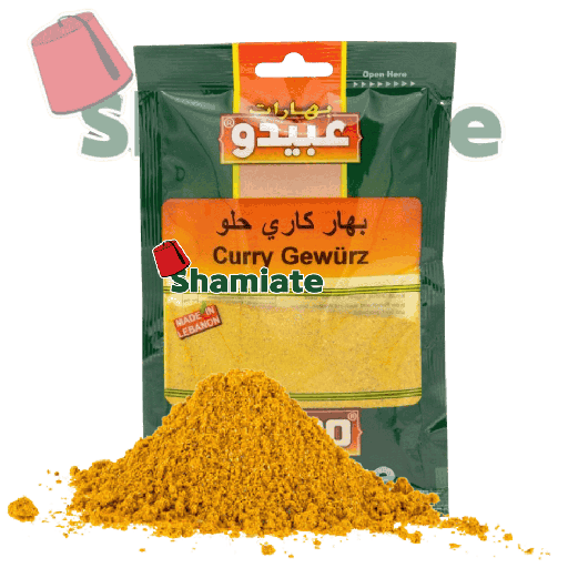 [5103 Mild Curry Spices (Abido, 50 gm, 10 Pieces) Épices Curry Doux (Abido, 50 gm, 10 Pièces) Epices Curry Doux (Abido, 50 gm, 10 Pieces)بهارات كاري خفيفة (عبيدو, بلا, 50 غرام, 10 وحدات) ] Mild Curry Spices (Abido, 50 gm, 10 Pieces)