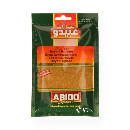 [5122 Biryani Spices (Abido, 50 gm, 10 Pieces) Épices Biryani (Abido, 50 gm, 10 Pièces) Epices Biryani (Abido, 50 gm, 10 Pieces)بهارات برياني (عبيدو, بلا, 50 غرام, 10 وحدات) ] Épices Biryani (Abido, 50 gm, 10 Pièces)