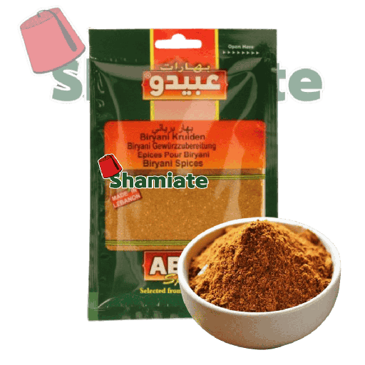 [5122 Biryani Spices (Abido, 50 gm, 10 Pieces) Épices Biryani (Abido, 50 gm, 10 Pièces) Epices Biryani (Abido, 50 gm, 10 Pieces)بهارات برياني (عبيدو, بلا, 50 غرام, 10 وحدات) ] Biryani Spices (Abido, 50 gm, 10 Pieces)