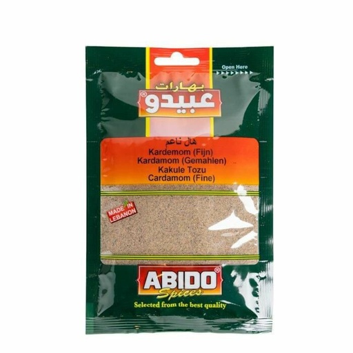 [5127 Ground Cardamom (Abido, 130 gm, 10 Pieces) Cardamome Moulue (Abido, 30 gm, 10 Pièces) Cardamome Moulue (Abido, 30 gm, 10 Pieces)هال مطحون (عبيدو, بلا, 130 غرام, 10 وحدات) ] هال مطحون (عبيدو, بلا, 130 غرام, 10 وحدات)
