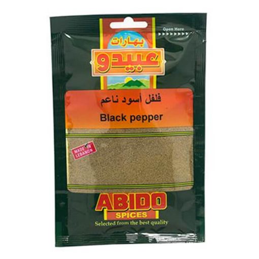 [5177 Ground Dark Pepper (Abido, 50 gm, 10 Pieces) Poivre Noir Moulu (Abido, 50 gm, 10 Pièces) Poivre Noir Moulu (Abido, 50 gm, 10 Pieces)فلفل أسود مطحون (عبيدو, بلا, 50 غرام, 10 وحدات) ] Poivre Noir Moulu (Abido, 50 gm, 10 Pièces)